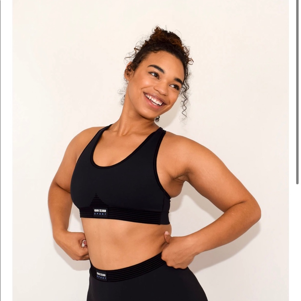 NWT Adam Selman bonded active tank bra